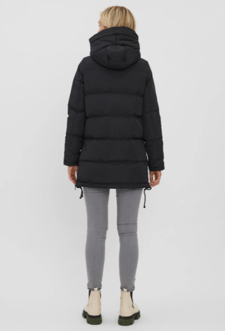 Oslo Black Puffer Coat