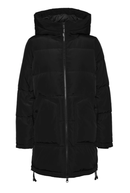Oslo Black Puffer Coat