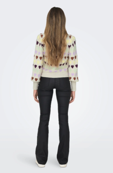 Heartbeat Pumice Stone Knitted Pullover