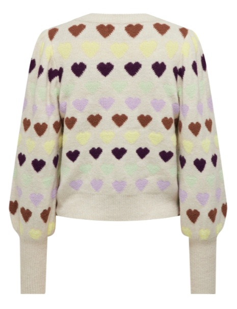 Heartbeat Pumice Stone Knitted Pullover