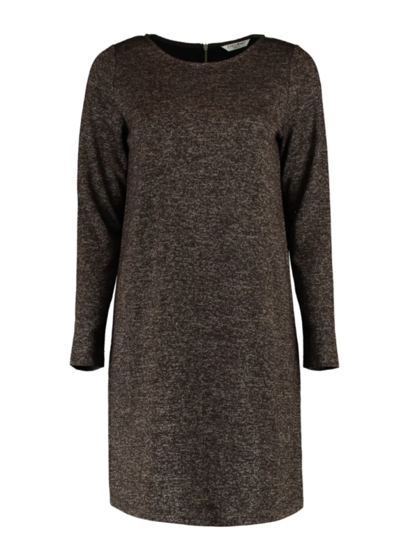 Suri Beige Brown Shift Mini Dress
