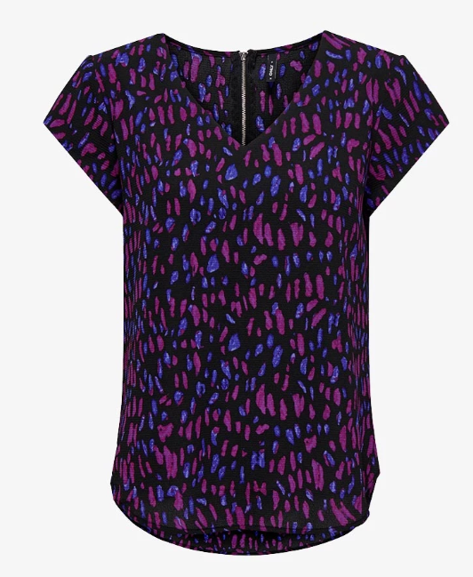 Valerina Clover V Neck Top