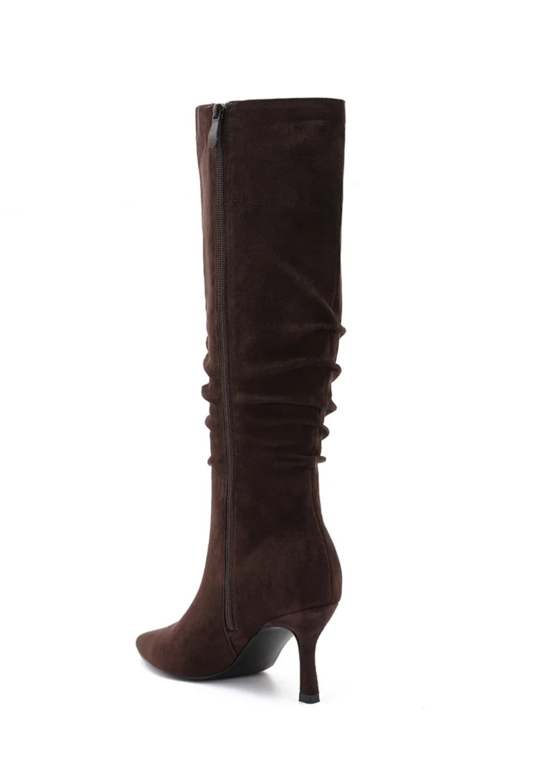 Chantel Brown Slouchy Suede Boots