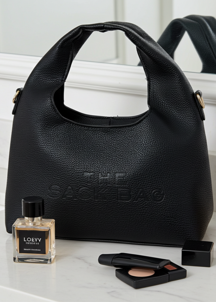 Sabrina Black Sack Mini Bag