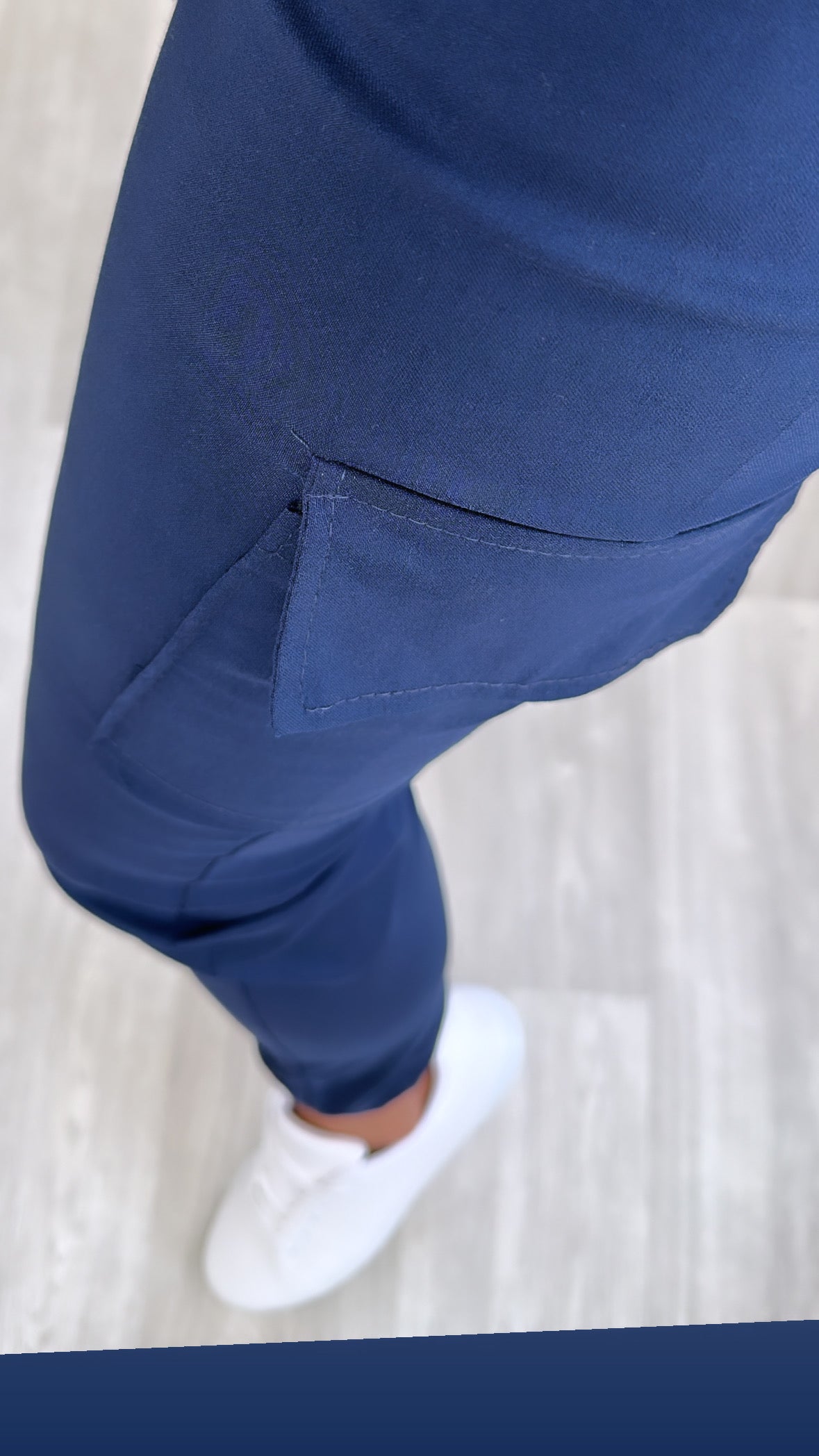 Antonia Navy Cargo Trousers