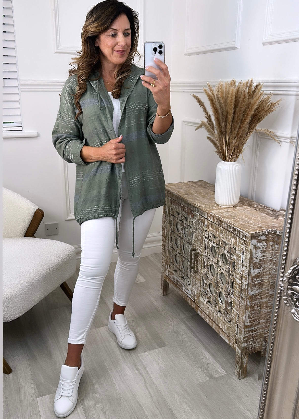 Lorena Khaki Summer Cover Up