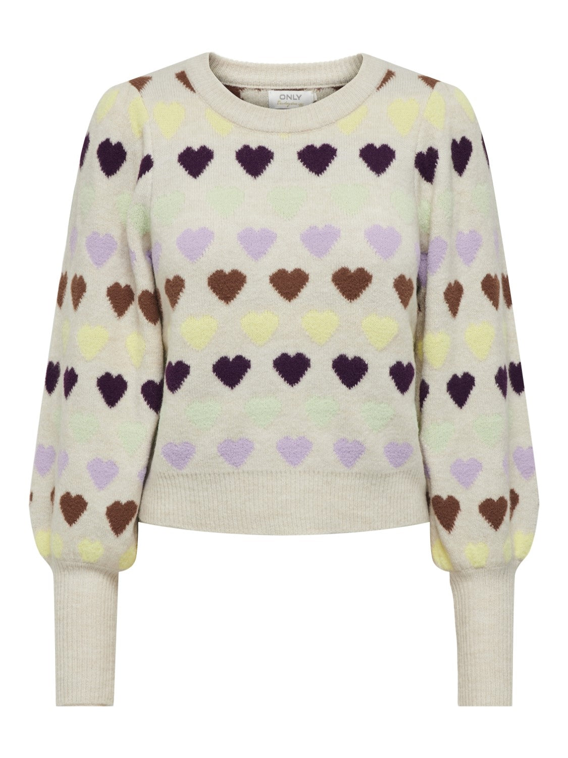 Heartbeat Pumice Stone Knitted Pullover
