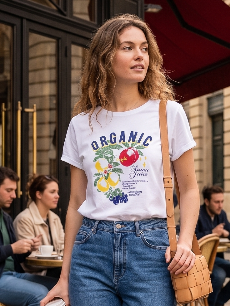 Arleth Organic Juice White T-Shirt