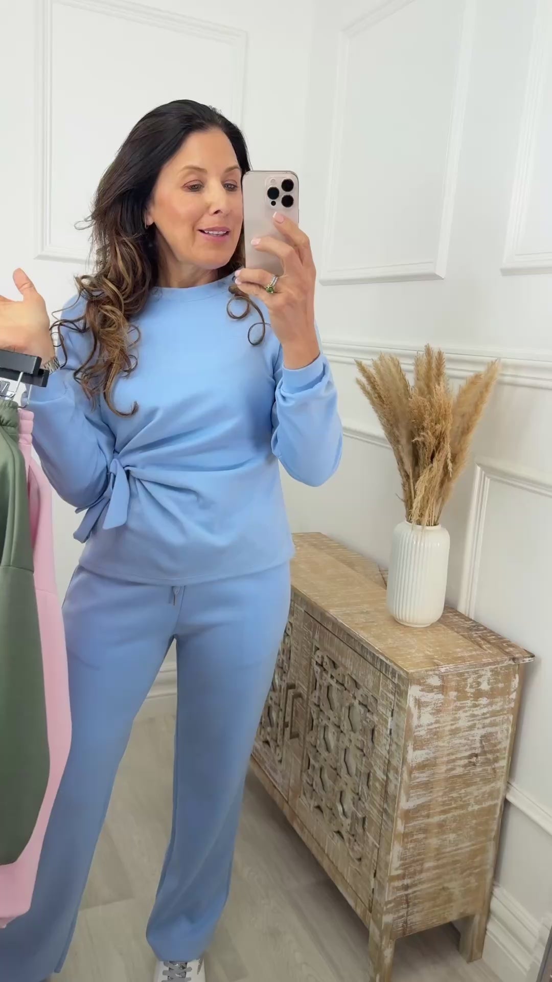 Erin Blue Side Knot Set