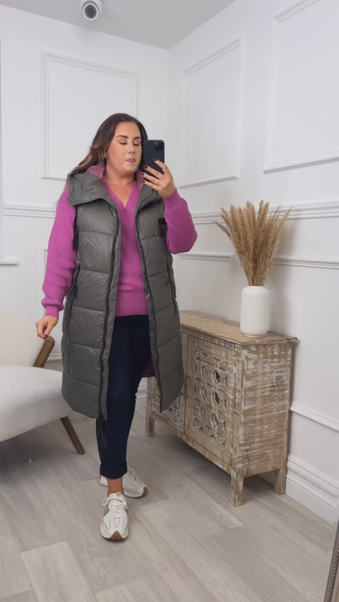 Blake Khaki Puffer Gilet