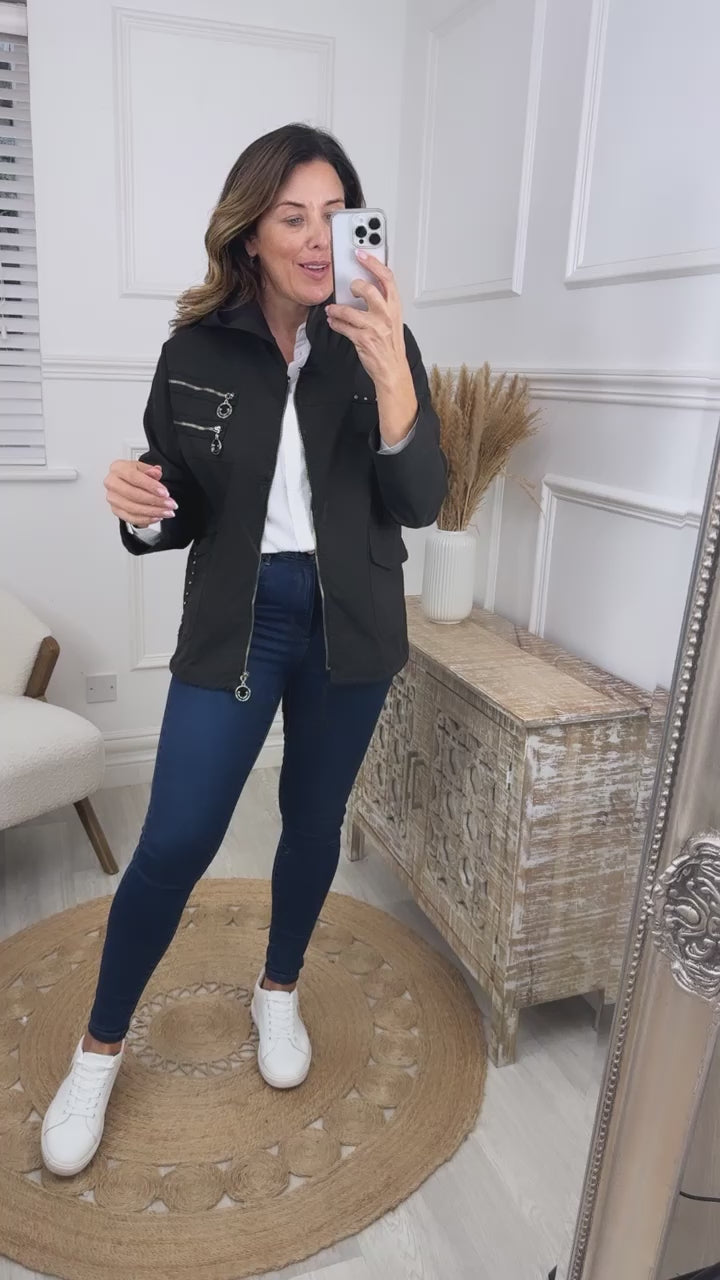 Ruta Black Utility Jacket