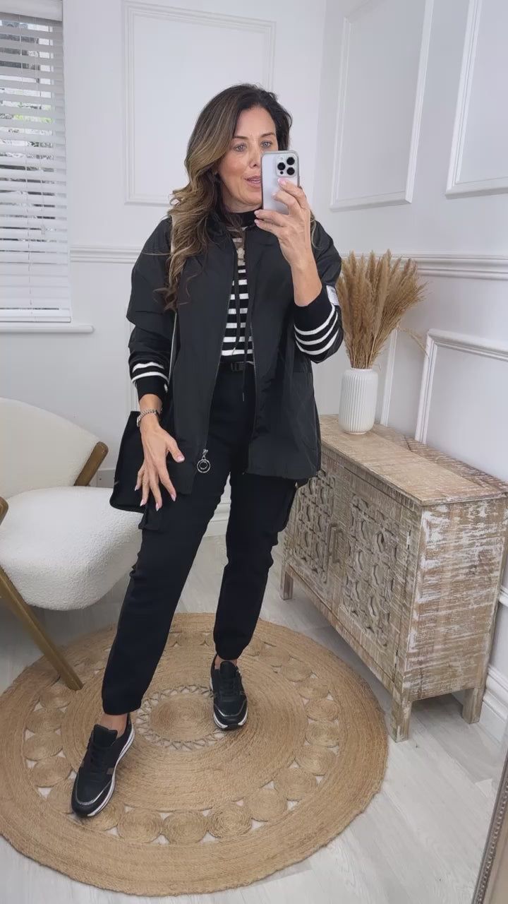 Missy Black Rain Jacket