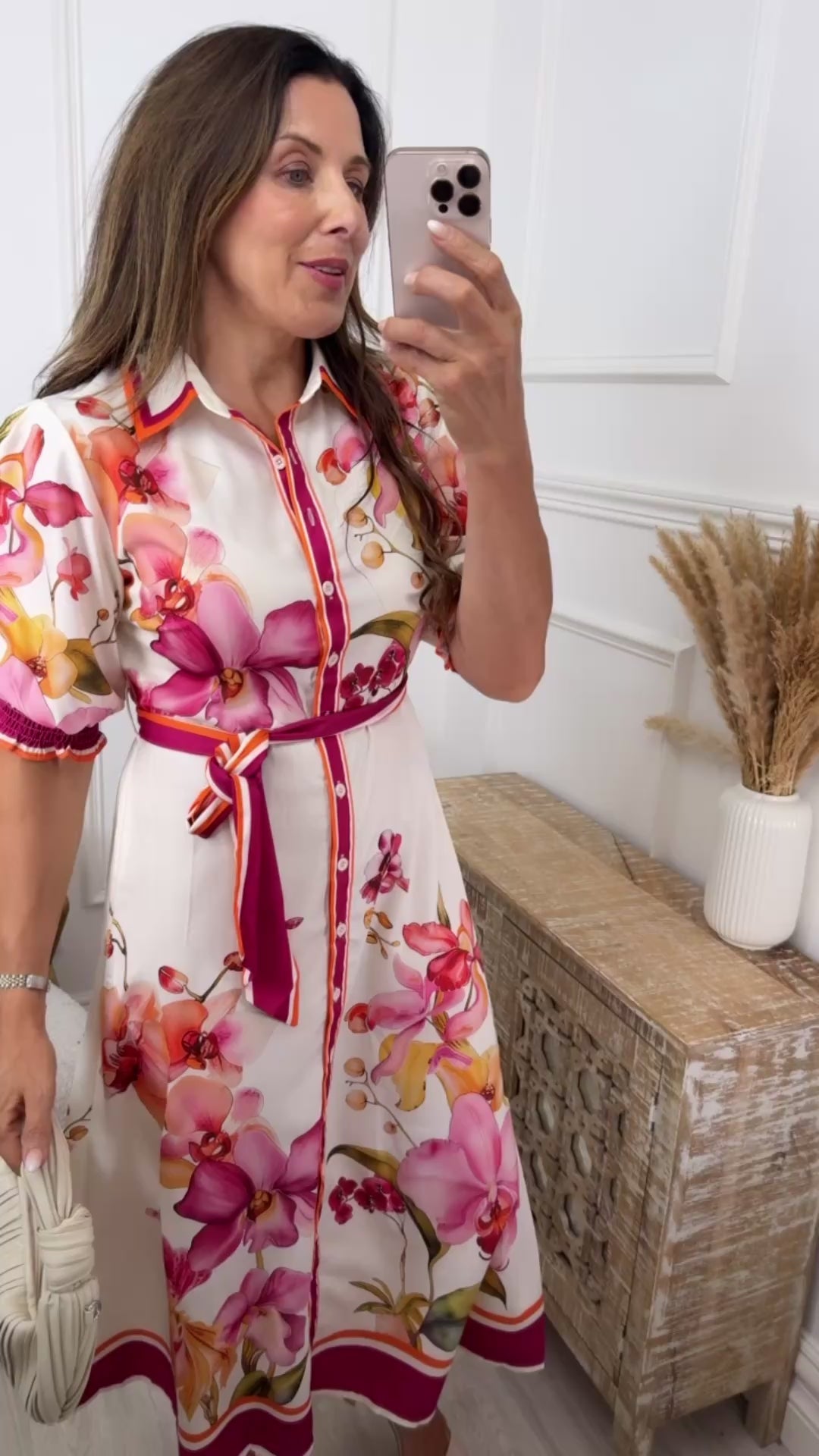 Stella Multicream Shirt Dress