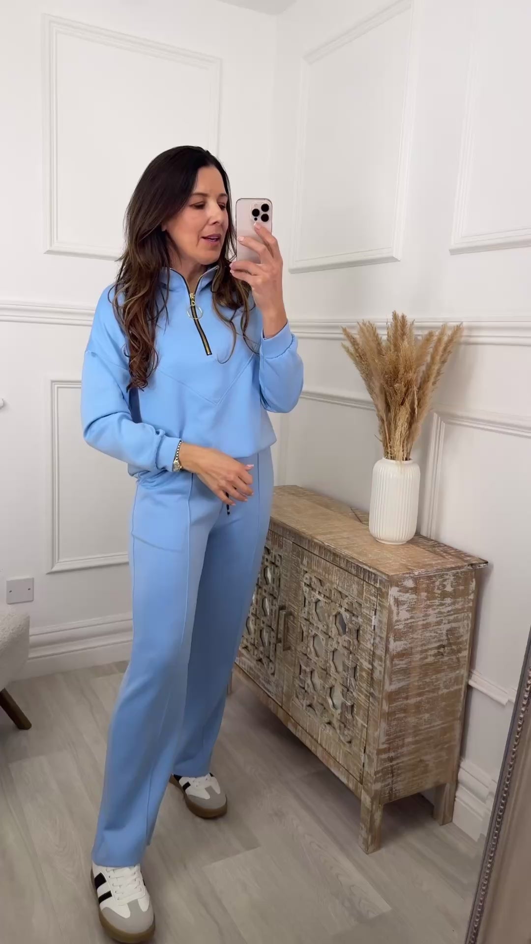 Daisy Blue Seam Detail Set