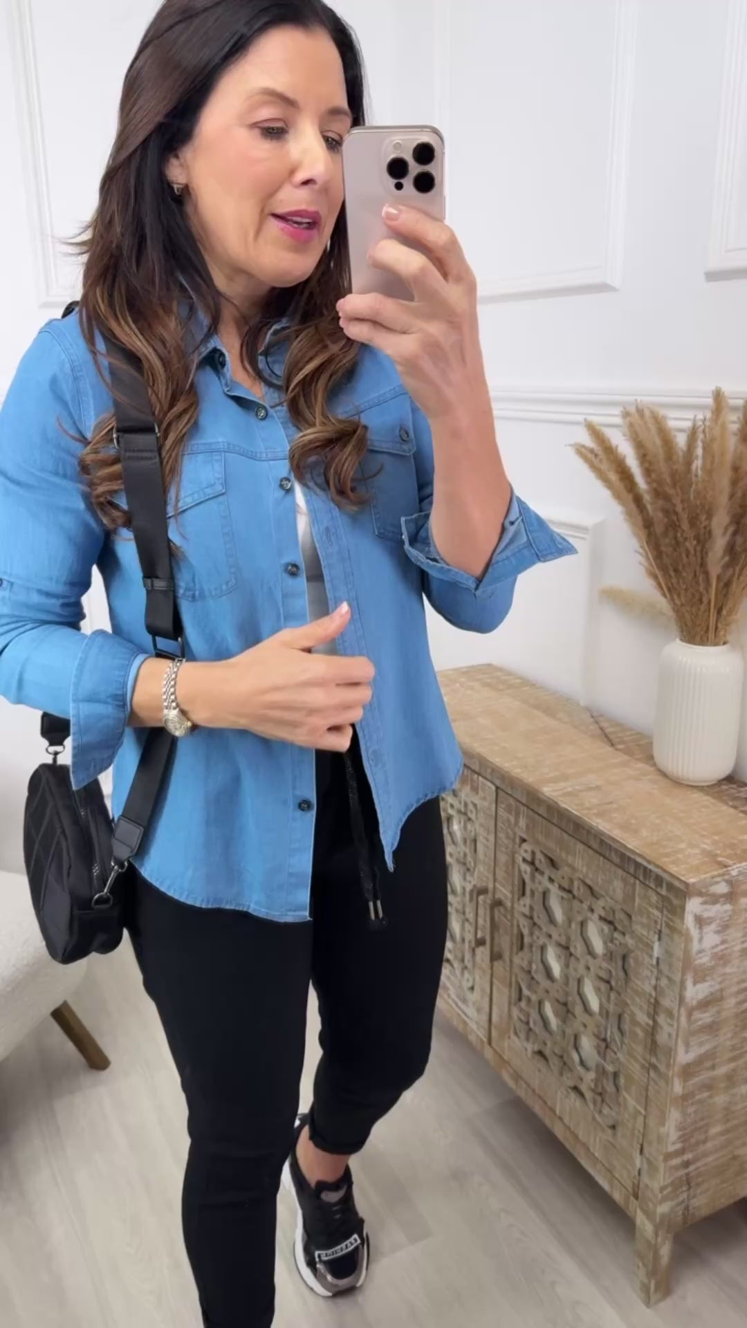 Massima Blue Denim Shirt