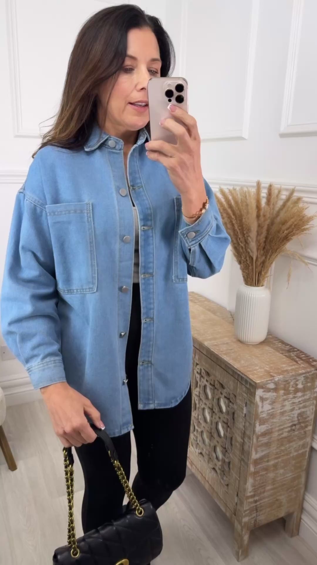 Demina Blue Denim Shirt