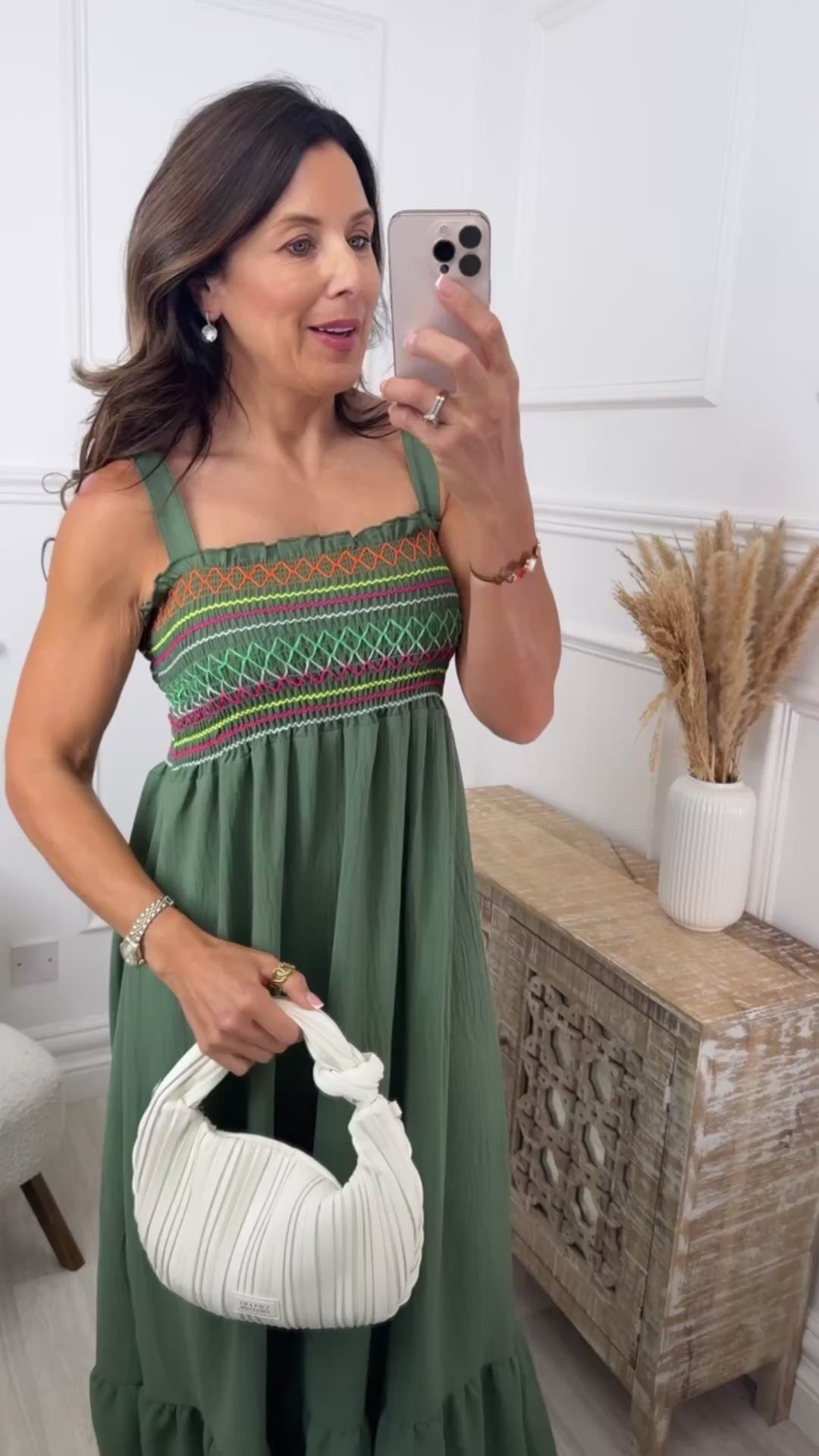 Skye Khaki Strappy Sun Dress
