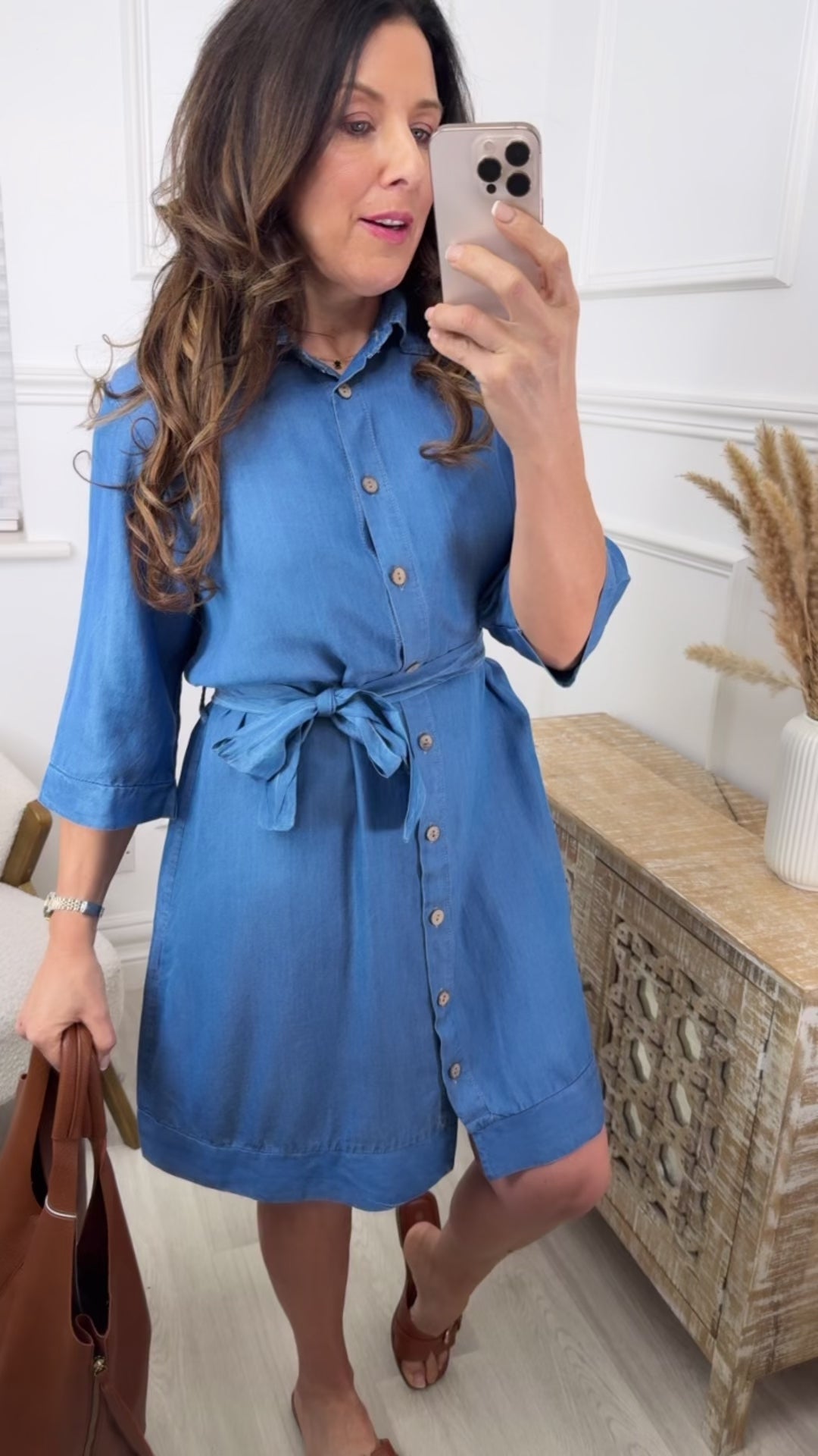 Gracie Blue Denim Dress