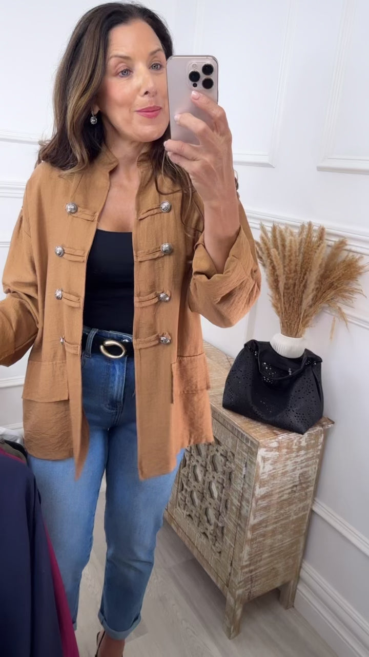Triona Brown Lightweight Jacket