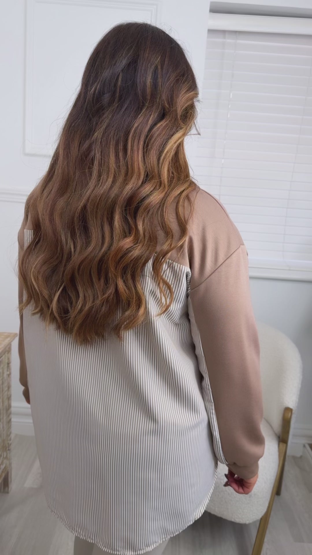 Bridget Taupe Dual Style Sweatshirt
