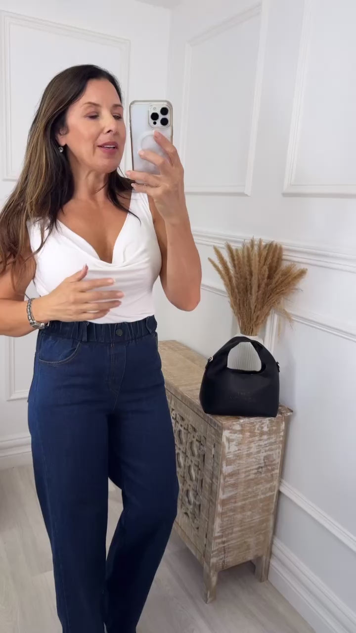 Anya Denim Wide Leg Jeans