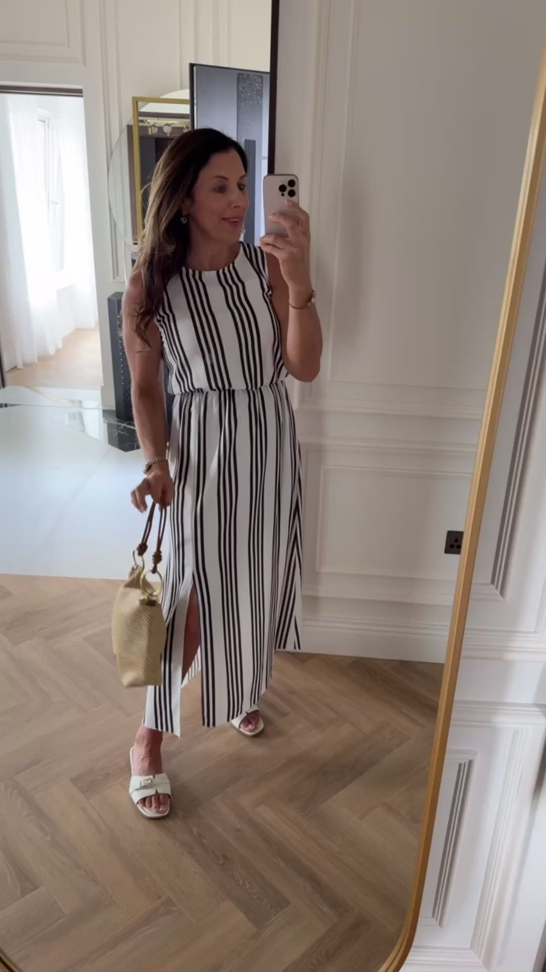 Annmarie Striped Maxi Dress