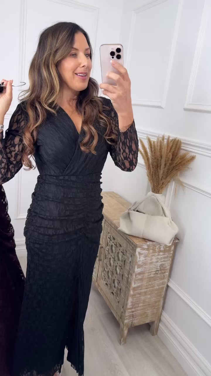 Vanessa Black Maxi Dress