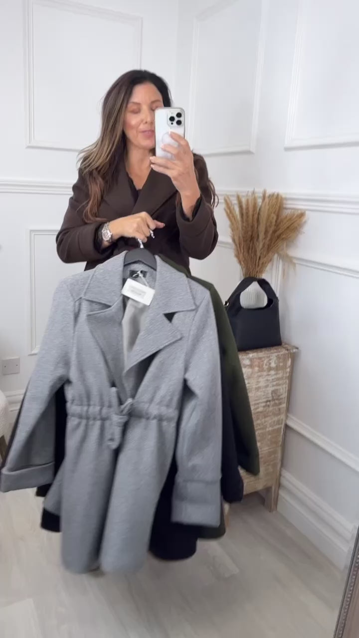 Rosie Brown Belted Jacket