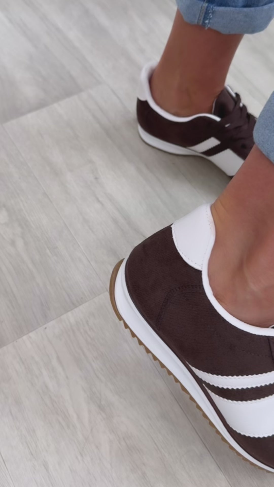 Norma Brown Suede Trainers