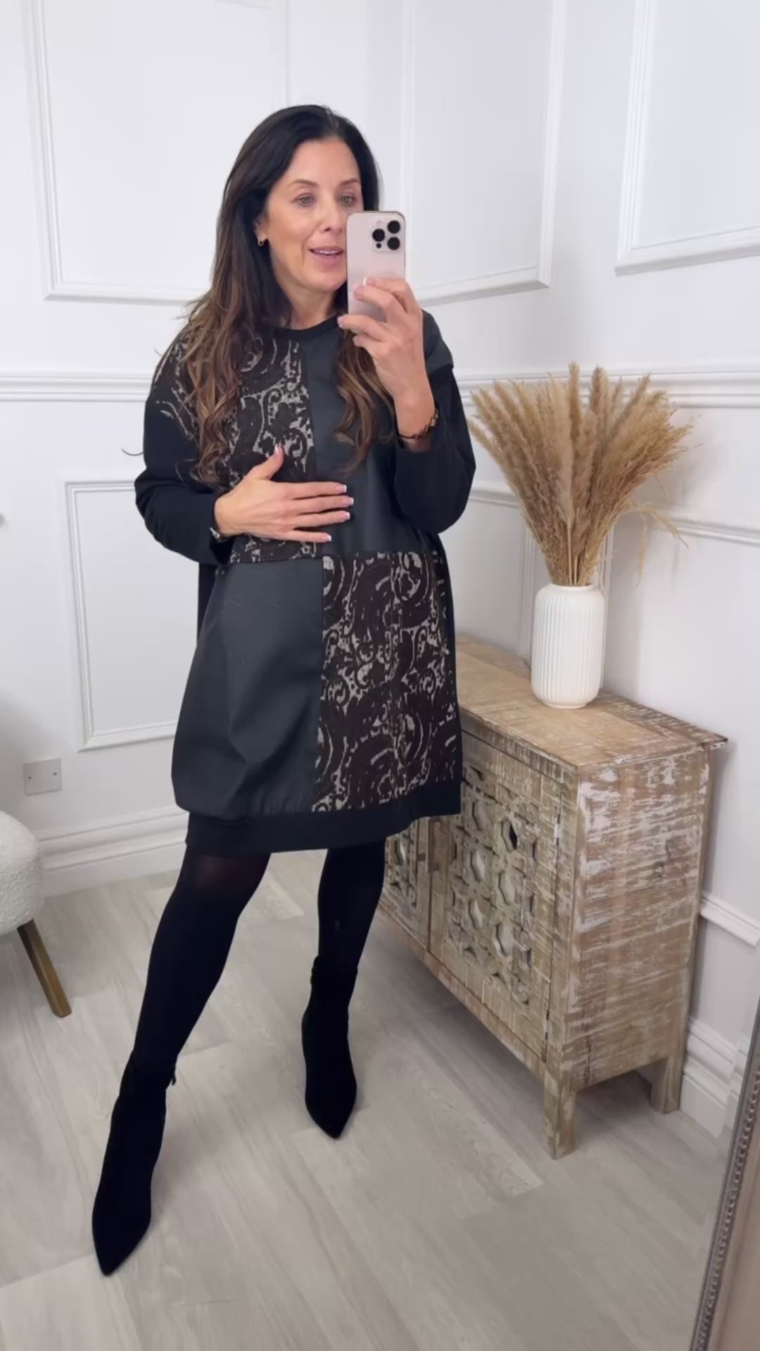 Leah Brown Baroque Panels Tunic