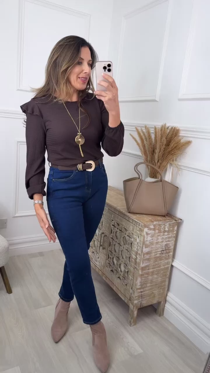 Phoebe Brown Necklace Top