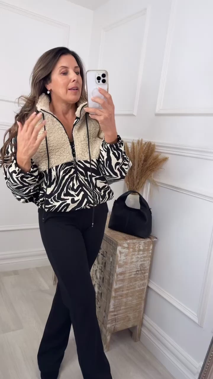 Claudine Zebra Jacket
