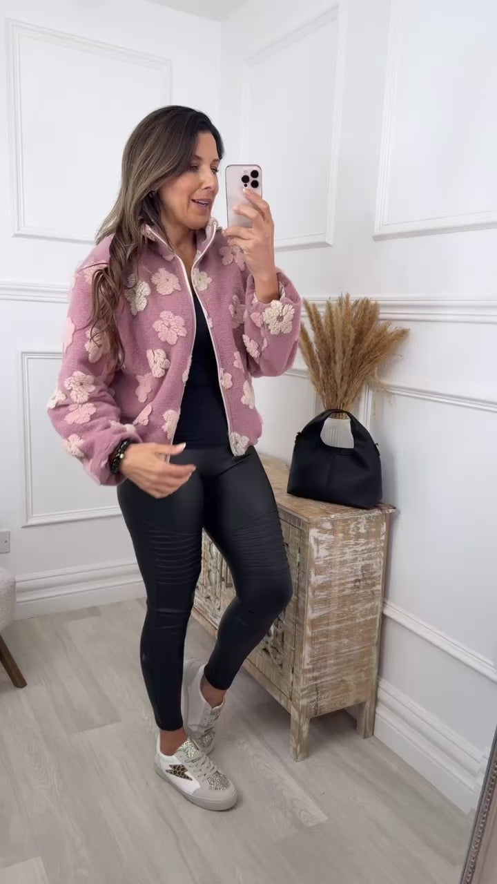 Zelda Pink Fleece Jacket