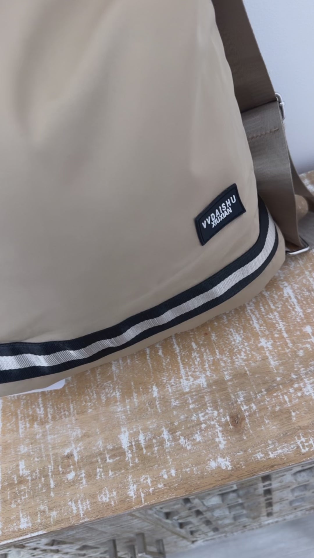 Zola Beige Convertible Backpack Shoulderbag