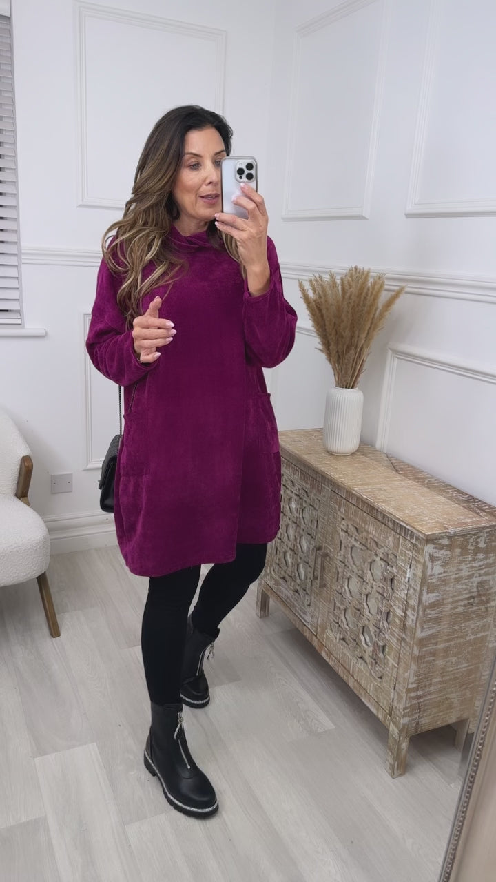 Mikela Purple Tunic Dress