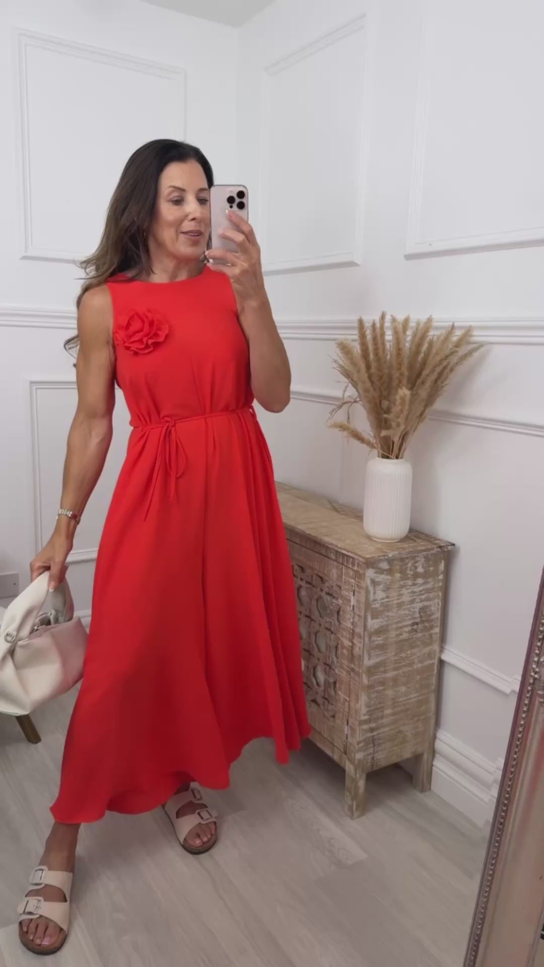 Matilda Orange Wide Leg Jumpsuit