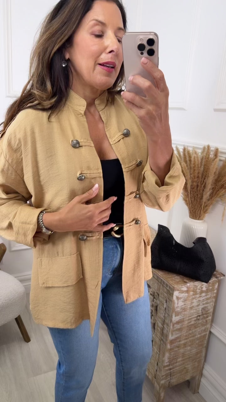 Triona Camel Lightweight Jacket