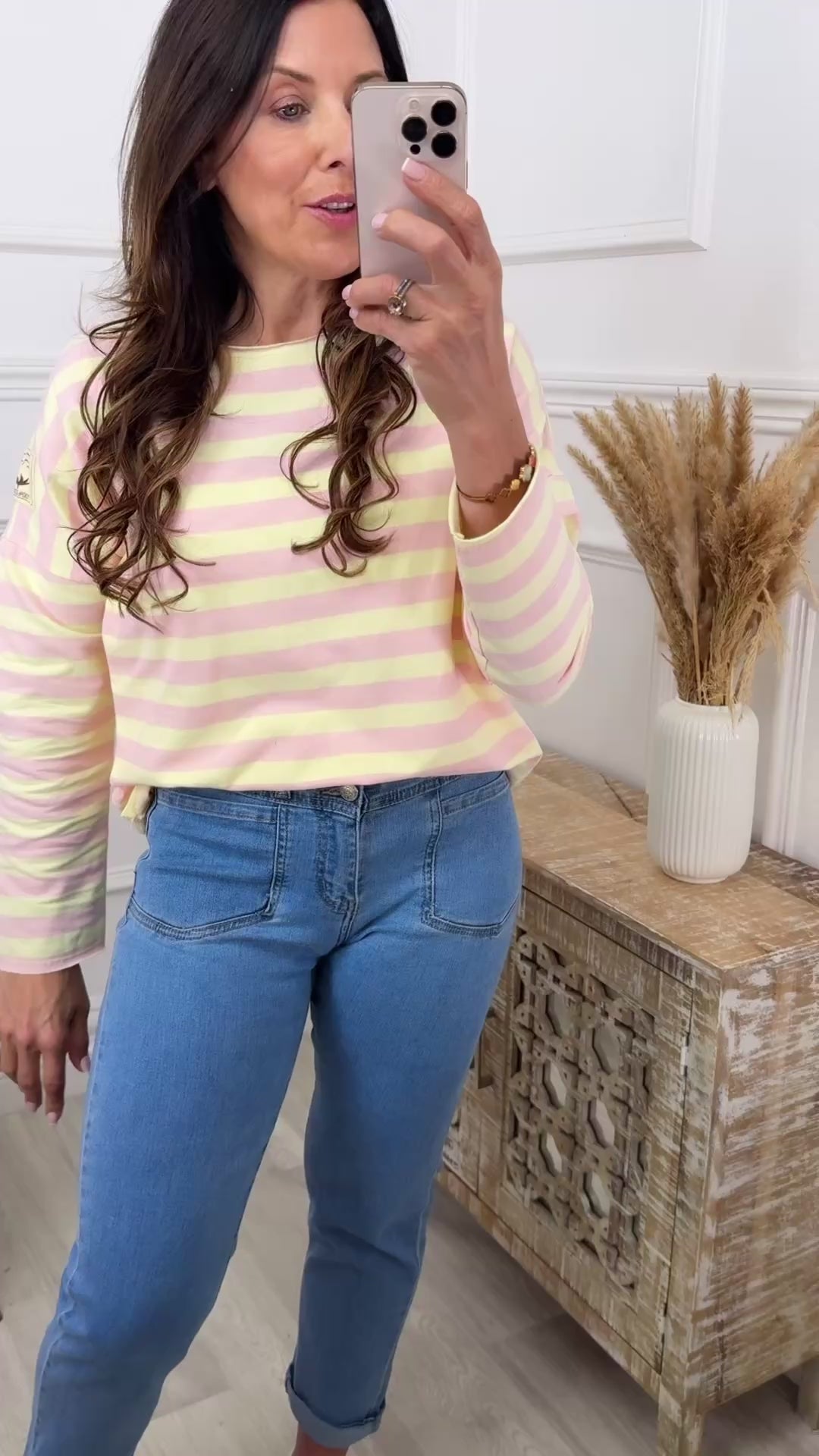 Dakota Yellow Stripe Top