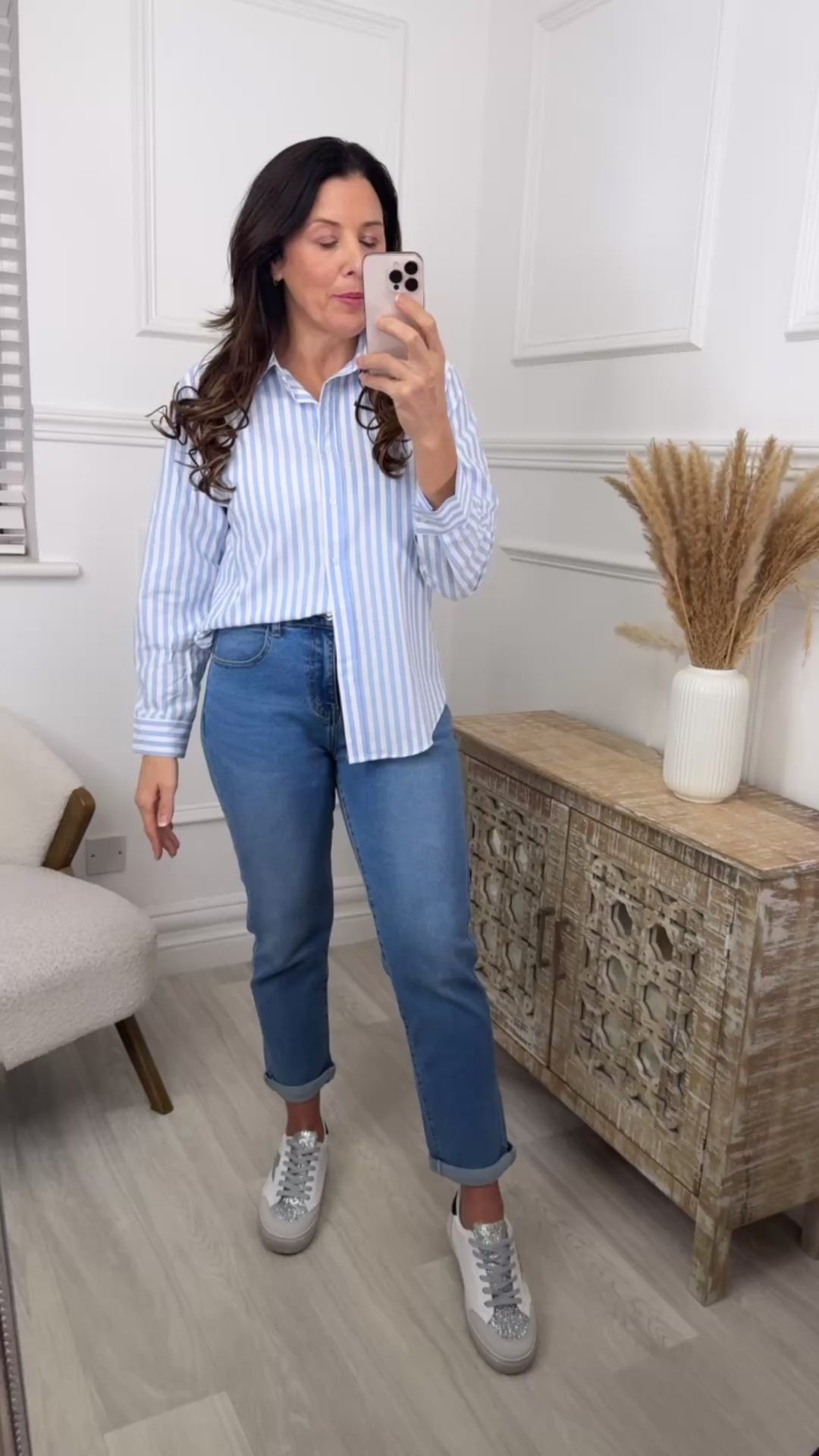 Wendy Blue Stripe Shirt