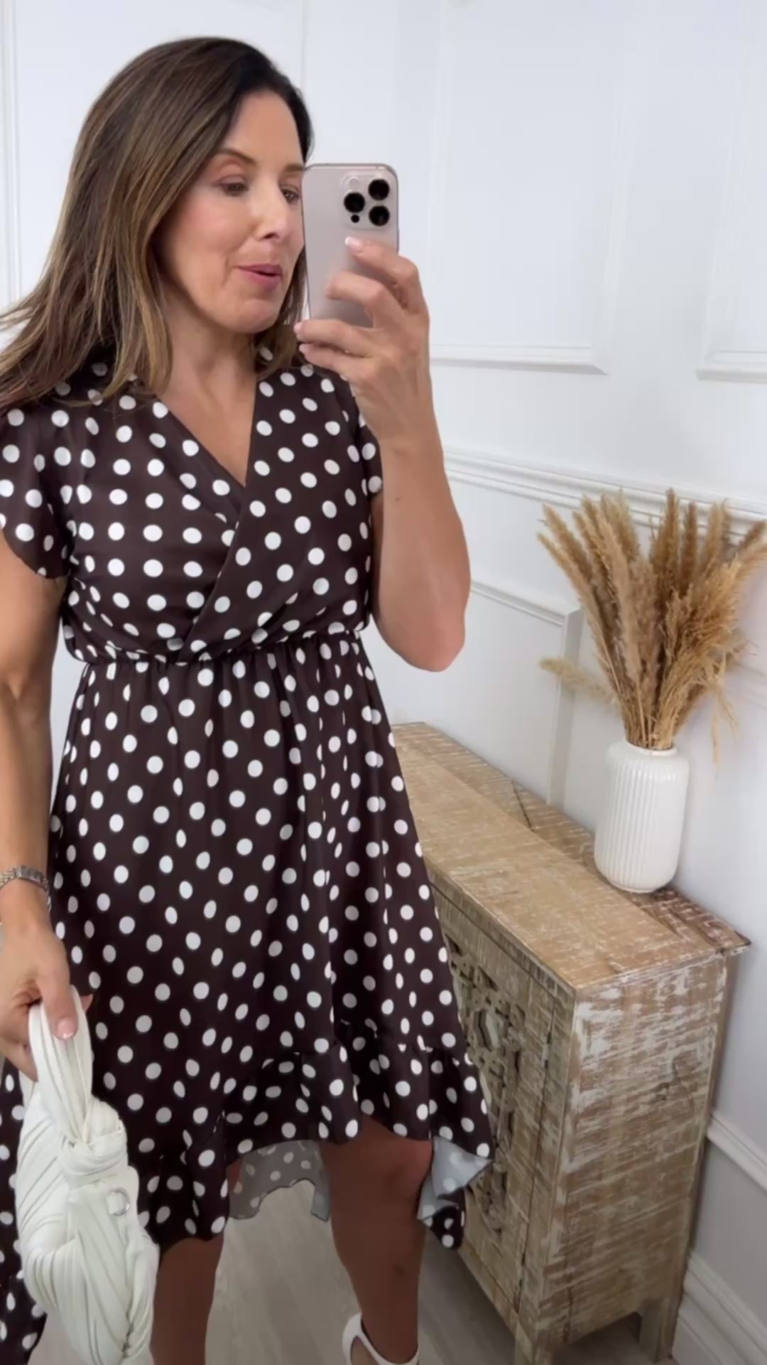 Kelli Brown Polka Dot Dress