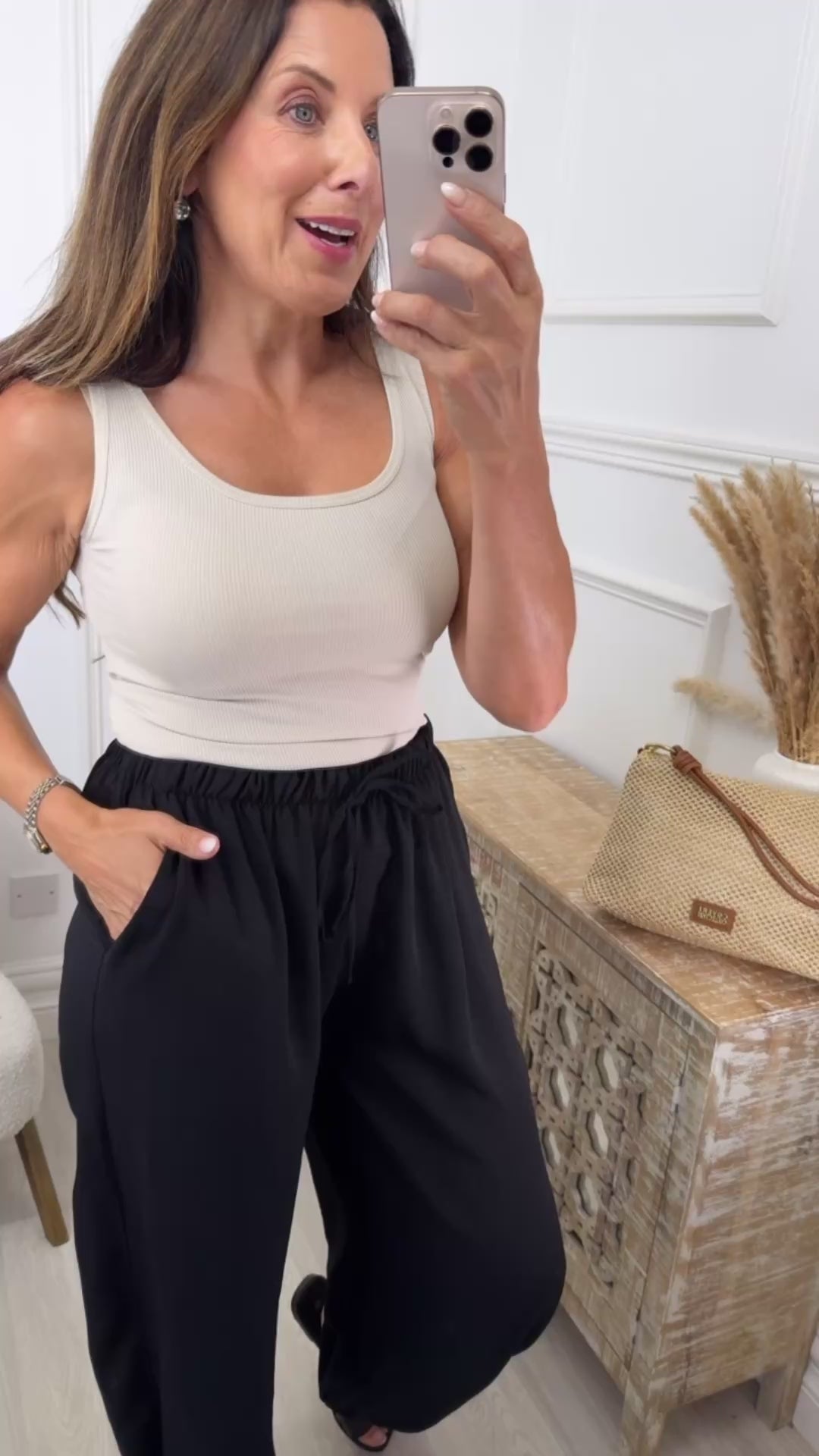 🖤Pre Order🖤 Trudy Black Elasticated Cuff Pants
