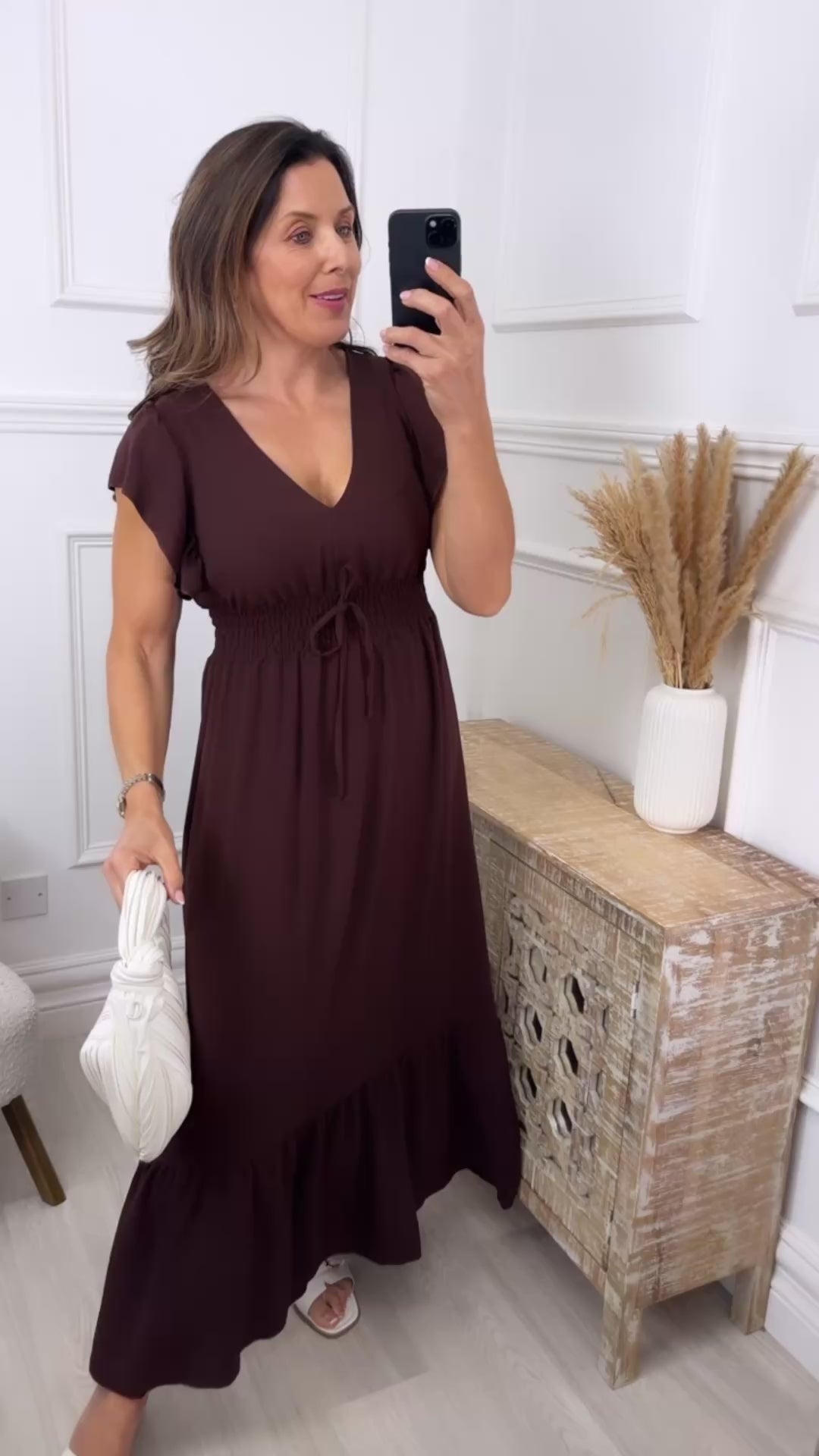 Ciara Brown Maxi Dress