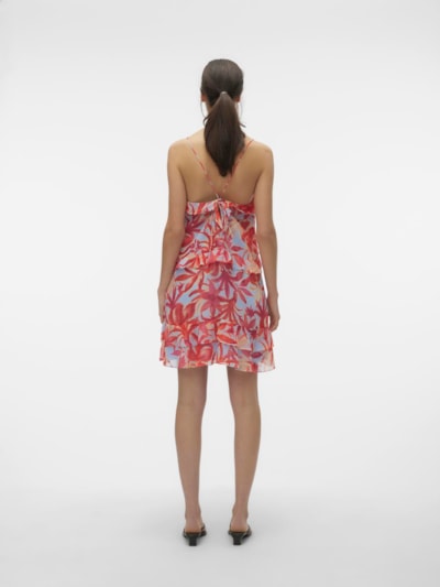 Marie Pink Frilled Cami Mini Dress