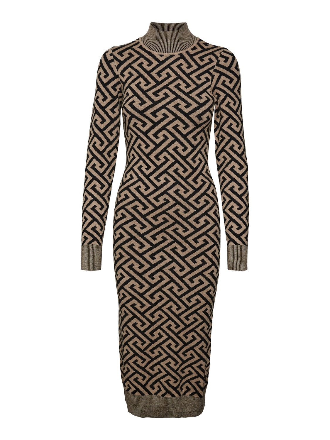 Aria Silver Mink Bodycon Midi Dress