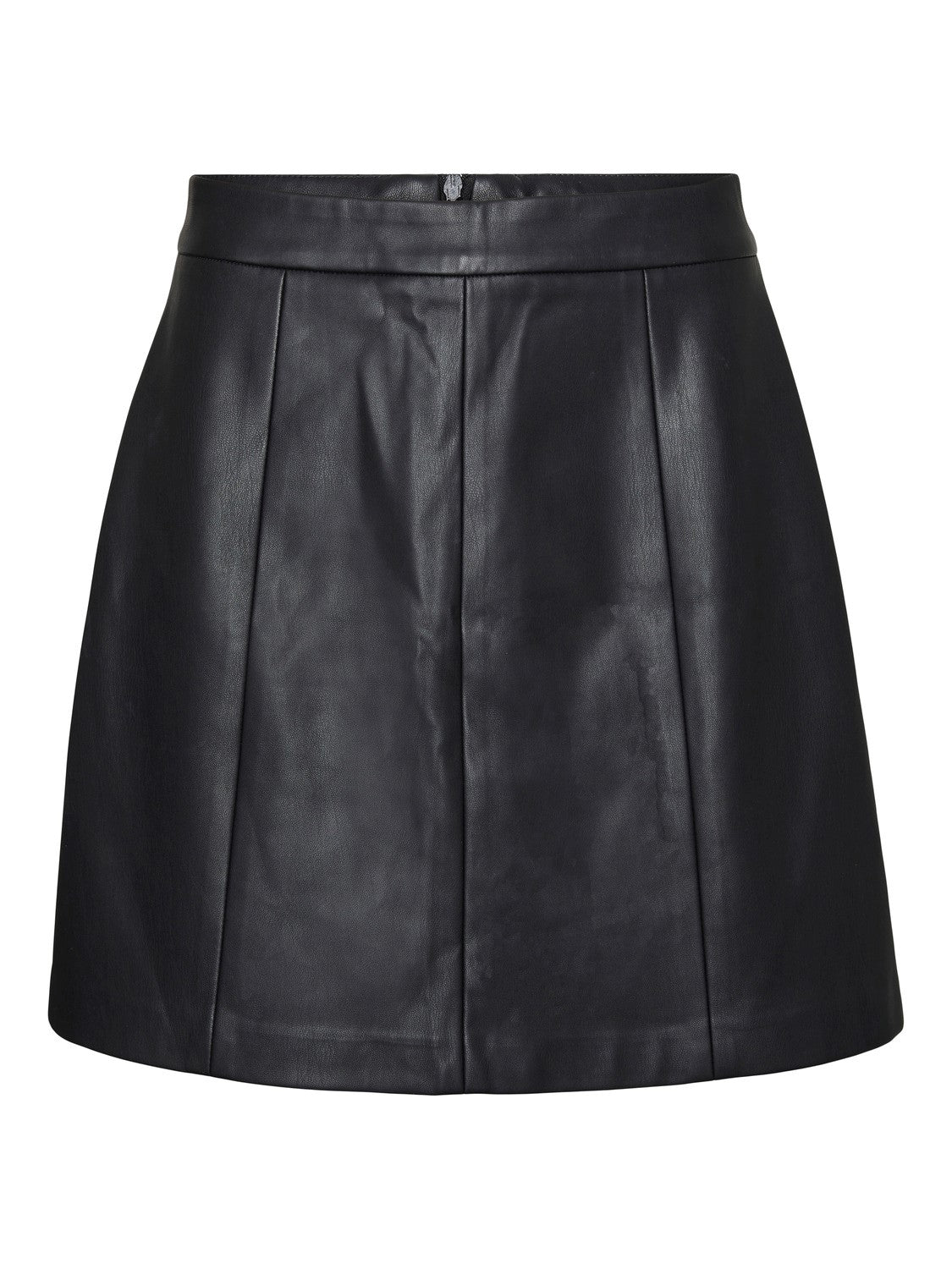 Miamai Black Faux Leather Mini Skirt