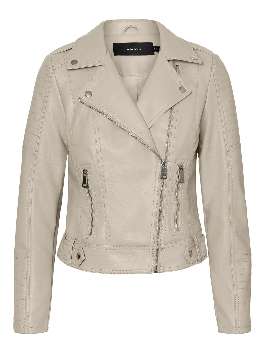 Kerriultra Oatmeal Coated Biker Jacket
