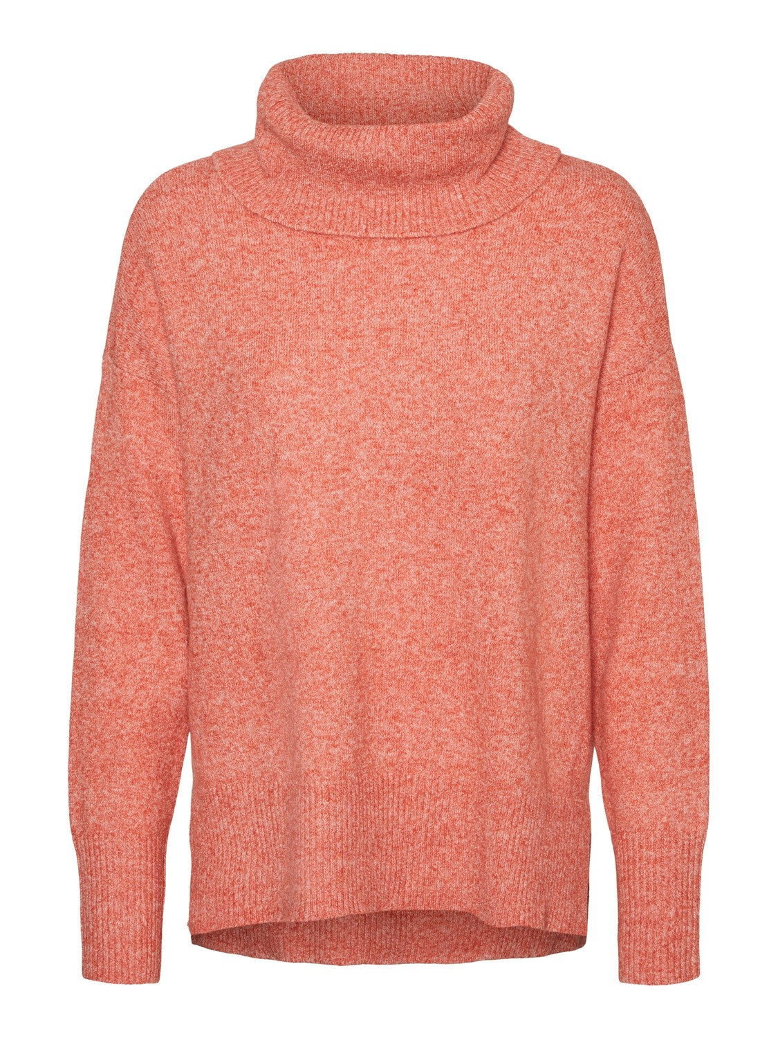 Doffy Tangerine Cowlneck Pullover