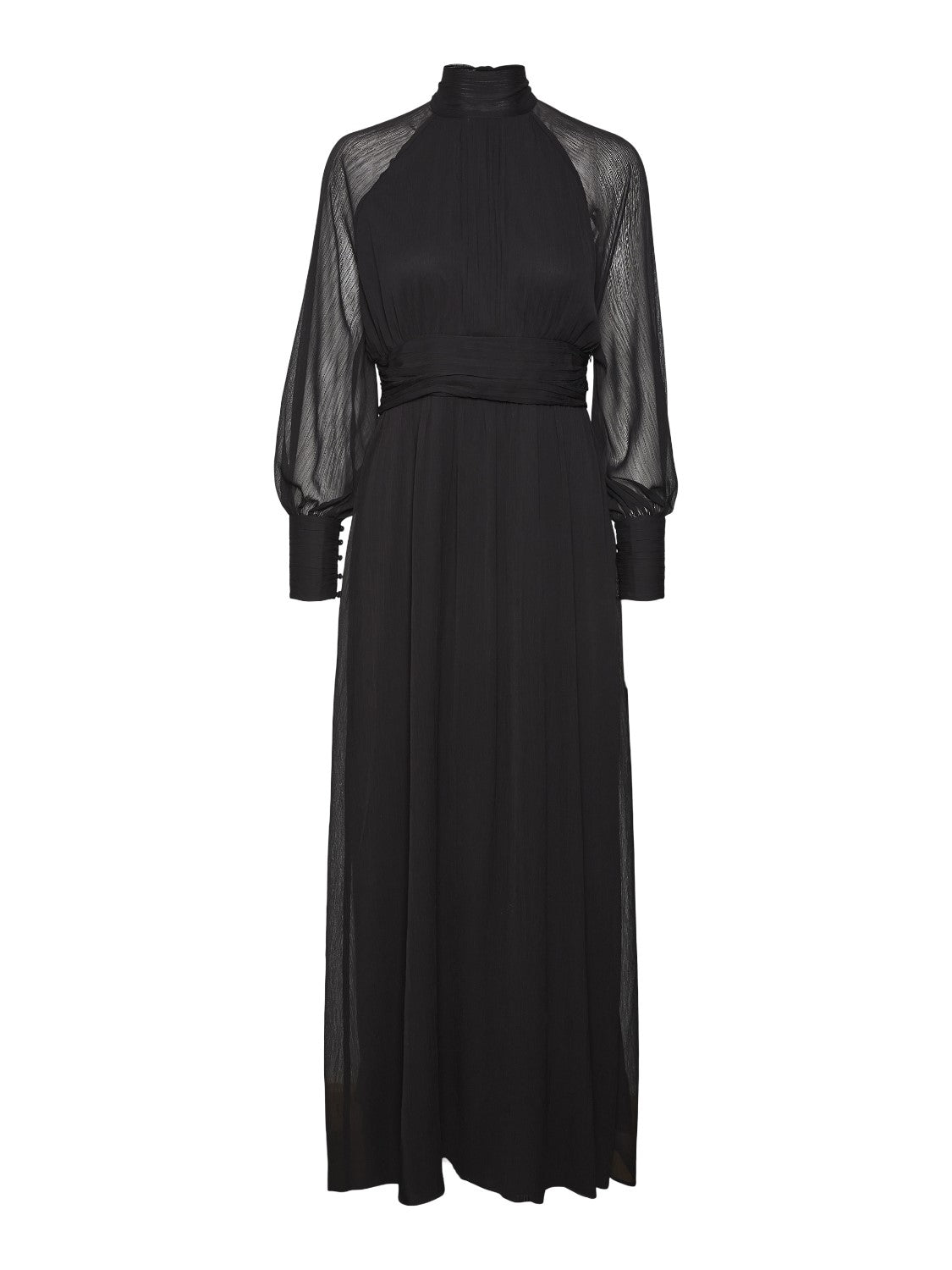 Gaila Black Cut Out Back Maxi Dress