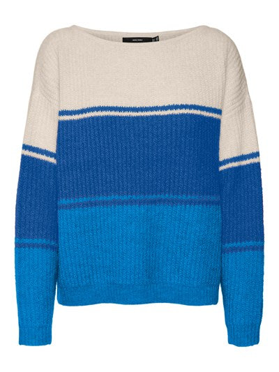 Celin Beacoup Blue Striped Jumper