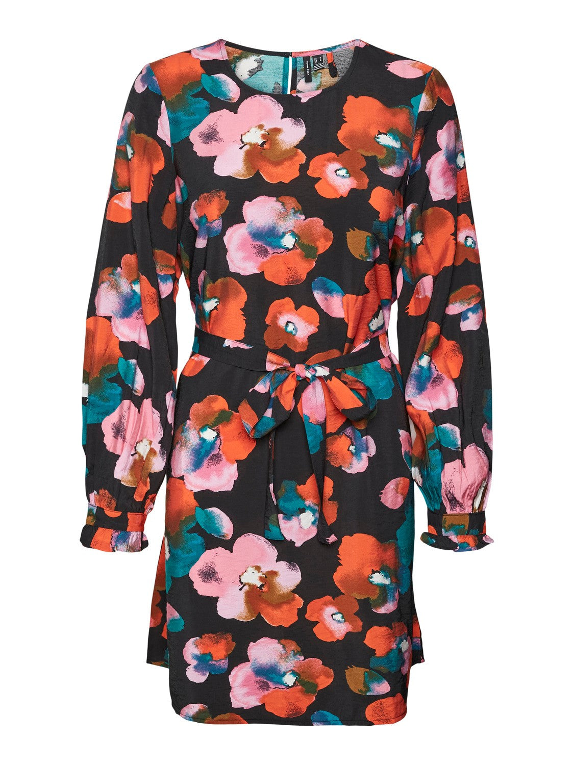 Josie Black Floral Mini Dress